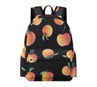 TPISLI Boys Colourful Fruits Print Backpack Girls Fruit Pattern Back pack Year 7-10 Cool Durable for Autumn Trip Travel Birthday Gift, 14 Inch Laptop Backpack Outdoor Activity