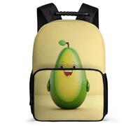 TPISLI Boys Cute Durable Back Pack Avocado Rucksack for Girls Student Backpack with Fruit Theme Bag Lightweight Bookbag For Kids Casual Travel Bags