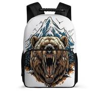 TPISLI Boys Cute Durable Back Pack Bear Pattern Rucksack for Girls Student Backpack with Animal Print Bag Lightweight Bookbag For Kids Casual Travel Bags