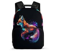 TPISLI Boys Cute Durable Back Pack Fox Rucksack for Girls Student Backpack with Animal Bag Lightweight Bookbag For Kids Casual Travel Bags
