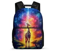 TPISLI Boys Cute Durable Back Pack Giraffe Rucksack for Girls Student Backpack with Animal Theme Bag Lightweight Bookbag For Kids Casual Travel Bags