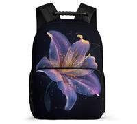 TPISLI Boys Cute Durable Back Pack Lilies Rucksack for Girls Student Backpack with Flower Bag Lightweight Bookbag For Kids Casual Travel Bags