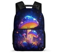 TPISLI Boys Cute Durable Back Pack Mushroom Rucksack for Girls Student Backpack with Plant Theme Bag Lightweight Bookbag For Kids Casual Travel Bags