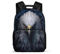 TPISLI Boys Cute Durable Back Pack White Headed Eagle Rucksack for Girls Student Backpack with Bird Theme Bag Lightweight Bookbag For Kids Casual Travel Bags