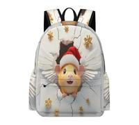 TPISLI Boys Cute Guinea Pig Back pack Girls Dutch Pig Backpack 7-12 Years 15.6 Inch Laptop Backpack, Large Capacity for Classroom Travel Birthday Gift Classroom Books