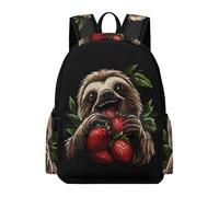 TPISLI Boys Cute Sloth Design Backpack Children's School Bookbag Travel Bag Animal Print Rucksack Large Capacity Travel Rucksack Student School Bookbag for Kids Boys Girls