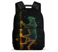 TPISLI Boys Girls Cheetah School Backpack School Years 2-5 Leopard Animal Backpack for Children Primary Classes, Lightweight Padded Back Travel Daily Use