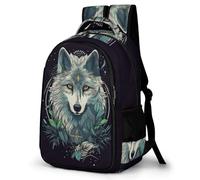 TPISLI Boys Girls Children's Backpack with Wolf Wolves, Kids Little Backpacks Toddler Rucksack Animal Prints Schoolbag Bookbag