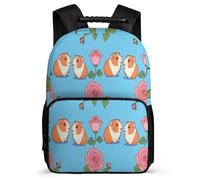 TPISLI Boys Girls Cute Guinea Pig School Backpack School Years 2-5 Animal Daypack for Kids and Teens Primary Classes, Durable Sturdy Handle Birthday Gift