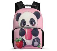 TPISLI Boys Girls Cute Panda School Backpack School Years 2-5 Kawaii Animal Backpack for Children Primary Classes, Lightweight Padded Back Travel Daily Use