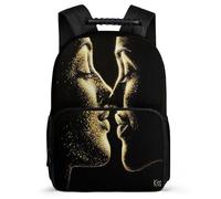 TPISLI Boys Girls Fashion Face Art Rucksack School Years 2-5 3D Print Backpack for Children Primary School, Sturdy Handle Soft Felt Details Travel Daily Use