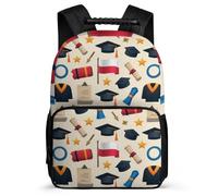TPISLI Boys Girls Graduation Theme Backpack for School Poland Flag Backpack Primary Age 6-11 Primary Classes, Sturdy Handle 1680D Fabric Back to School Gift
