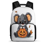 TPISLI Boys Girls Koala Motif School Bag 8-12 Years, Animal Pattern Backpack for Students, Durable Rucksack, Sturdy Handle, Outdoor Travel, Day Trips