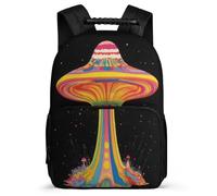 TPISLI Boys Girls Starry Sky UFO Bookbag, Spaceship School Bag for Children 7-11 Year Olds, Durable Backpack, Sturdy Handle, Outdoor Travel, Day Trips