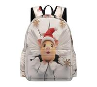 TPISLI Boys Guinea Pig Backpack Girls Cute Animal Back pack Year 7-10 Cool Durable for Autumn Trip Travel Birthday Gift, 14 Inch Laptop Backpack Outdoor Activity