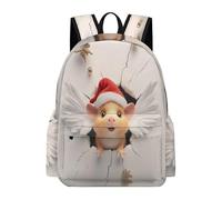 TPISLI Boys Kawaii Animal Backpack for Kids Primary Secondary Guinea Pig School Bag Kids Bookbag Capacity Girls Travel Rucksack