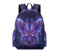 TPISLI Boys Rucksack Butterfly Girls School Backpack Butterfly 3D Print Year 3-6 Bag for Primary Classes, Stylish 14 Inch Laptop Bag for Spring Outing and Daily Classes