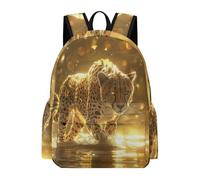 TPISLI Boys Rucksack Cheetah Pattern Girls School Backpack Animal Leopard 9-13 Years Bag for Daily Classes, Stylish 13.3 Inch Laptop Rucksack for Day Trips and Birthday Gift