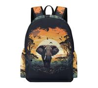 TPISLI Boys Rucksack Elephant Design Girls School Backpack Animal Motif 9-13 Years Bag for Daily Classes, Stylish 13.3 Inch Laptop Rucksack for Day Trips and Birthday Gift