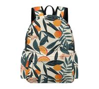 TPISLI Boys Rucksack Lemon Pattern Girls School Backpack Fruit Theme 9-13 Years Bag for Daily Classes, Stylish 13.3 Inch Laptop Rucksack for Day Trips and Birthday Gift