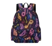 TPISLI Boys Rucksack Musical Notes Girls School Backpack Music Lover Year 4-7 Bag for Primary Classes, Fashion Travel Bag for Books, Lessons and Travel and Outdoor Study Days