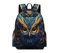 TPISLI Boys Rucksack Owl Print Girls School Backpack Bird Design 9-13 Years Bag for Daily Classes, Stylish 13.3 Inch Laptop Rucksack for Day Trips and Birthday Gift