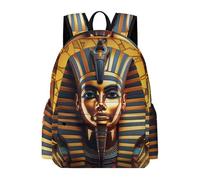 TPISLI Boys Rucksack Pharaoh of Egypt Girls School Backpack Egyptian 11-16 Years Bag for Secondary Students, Fashion 15.6 Inch Laptop Bag for Books and Outdoor Use