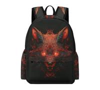 TPISLI Boys Rucksack Wolf Motif Girls School Backpack Animal Wolves 9-13 Years Bag for Daily Classes, Stylish 13.3 Inch Laptop Rucksack for Day Trips and Birthday Gift