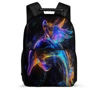 TPISLI Boys Whale Print Backpack 7-11 Year Olds Sea Creature Rucksack for Kids and Teens Primary Classes, Soft Felt Details Sturdy Handle Daily Essentials