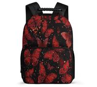 TPISLI Butterflies 3D Print Daypack for Kids and Teens Primary Age 6-11 Butterfly Rucksack for Students Junior School, 1680D Fabric Soft Felt Details Outdoor Day Trips