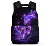 TPISLI Butterfly Design Daypack Primary Classes for Boys Girls School Years 2-5 Butterflies Daypack Boys Girls, Soft Felt Details 1680D Fabric Outdoor Day Trips