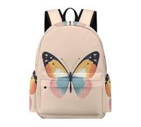 TPISLI Butterfly Print Backpack Kids Ages 7-10 3D Book Bag Boys 10-14 Year Olds Durable Lightweight Spring Outing Backpack School Years 7-10 Travel Use School Gift
