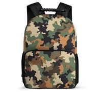 TPISLI Camouflage Bookbag for Kids and Teens Primary School Camo Daypack Primary Age 6-11 Boys Girls, 1680D Fabric Side Pockets Outdoor Day Trips