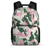 TPISLI Camouflage Printed Rucksack for Children Primary Classes Camo Backpack 8-12 Years Kids and Teens, Padded Back Soft Felt Details Back to School Gift