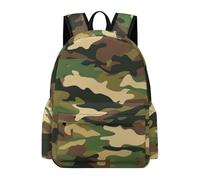 TPISLI Camouflage Rucksack Students Year 4 Camo Pattern Backpack Boys Age 16 Durable Cool 15.6 Inch Laptop Rucksack Primary School Travel Daily Use School Gift Travel Use