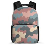 TPISLI Camouflage School Backpack for Kids and Teens Primary Classes Camo Backpack Age 7-12 Children, Padded Back Sturdy Handle Daily Essentials