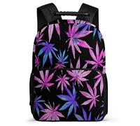 TPISLI Cannabis Leaves Rucksack for Boys School Years 1-4 Plant Print Backpack School Years 2-5 Boys Girls, Lightweight Adjustable Straps Travel Daily Use