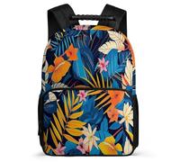 TPISLI Cannabis Leaves School Backpack for Students School Years 1-4 Plant Print Rucksack Ages 6-10 Children, Side Pockets Adjustable Straps Daily Essentials