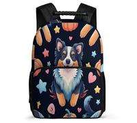 TPISLI Cartoon Sheepdog School Bag for Kids and Teens Primary School Cute Puppy Daypack Primary Age 6-11 Students, Sturdy Handle Padded Back Travel Daily Use