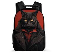 TPISLI Casual Daypack Cat Back Pack Kitten Animal School Bag Fashion Interesting for Kids Multipurpose Laptop Backpack for Boy Girls