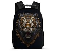 TPISLI Casual Daypack Tiger Back Pack Animal Tiger School Bag Fashion Interesting for Kids Multipurpose Laptop Backpack for Boy Girls