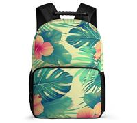 TPISLI Casual Daypack Tropical Leaves Back Pack Botanical Print School Bag Fashion Interesting for Kids Multipurpose Laptop Backpack for Boy Girls