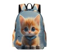 TPISLI Cat Daypack Girls Year 8 Kawaii Kitten Backpack Children Ages 9-13 Cool 15.6 Inch Laptop School Backpack Junior School Hiking Day Trips Outdoor Gift