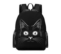TPISLI Cat Design School Bag for Boys Girls Ages 11-16 Backpack Animal Kitten Rucksack for Year 7-10 Study, Practical 11.6 Inch Laptop Daypack for Daily Lessons and Weekend Travel
