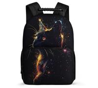 TPISLI Cat Print School Bag Junior School for Students Primary Age 6-11 Animal Kitten Motif Rucksack Students, Adjustable Straps Sturdy Handle Daily Essentials