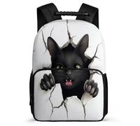 TPISLI Cat School Backpack for Boys Primary Age 6-11 Kitten Bookbag for Boys Girls Junior School, Lightweight Padded Back Travel Daily Use