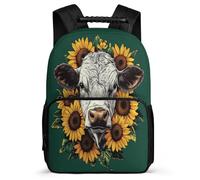 TPISLI Cattle Rucksack for Kids and Teens 7-11 Year Olds Bull Design Backpack for Boys Girls Junior School, Sturdy Handle 1680D Fabric Short Trips