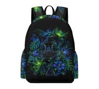TPISLI Cheetah Backpack Girls Age 9 Animal Cheetah Schoolbag Teens School Years 4-8 Durable Lightweight 16.5 Inch Laptop Rucksack Primary to Secondary Travel Gift