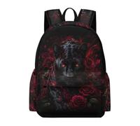 TPISLI Cheetah Bookbag Girls 8 Year Olds Rose Animal Cheetah School Backpack Boys Ages 9-13 Cool 16.5 Inch Laptop Rucksack Primary to Secondary Travel Gift Daily Carry