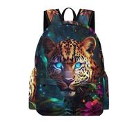 TPISLI Cheetah Illustration School Bag Boys Ages 8-12 Animal Book Bag Students Year 6 Modern Durable Spring Outing Backpack School Years 7-10 Travel Use Outdoor Gift